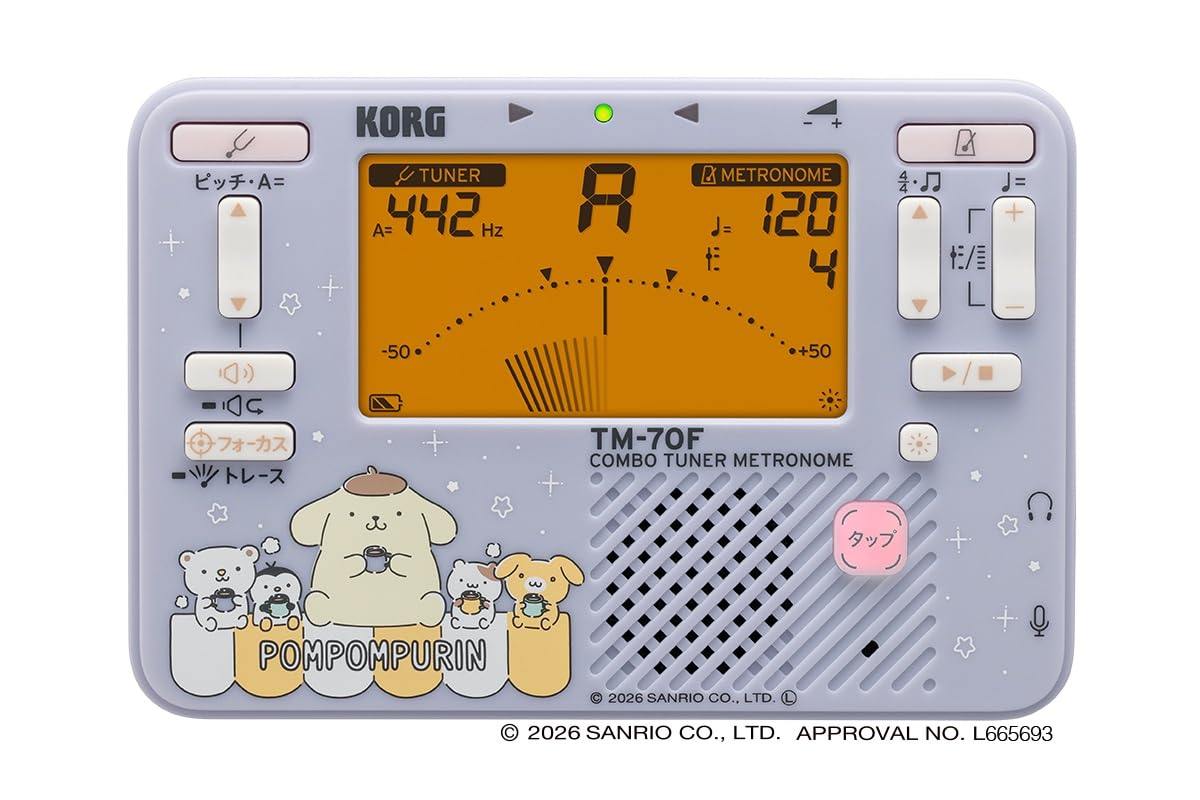 Amazon | KORG(コルグ) チューナー メトロノーム TM-70C ポムポム