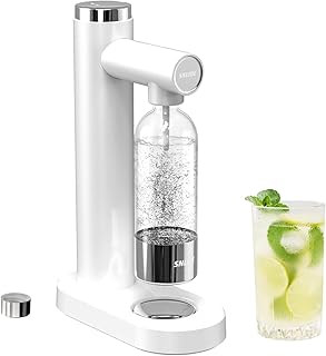 Sparkling Water Maker, Soda Streaming Machine with 1L BPA-Free Carbonati...