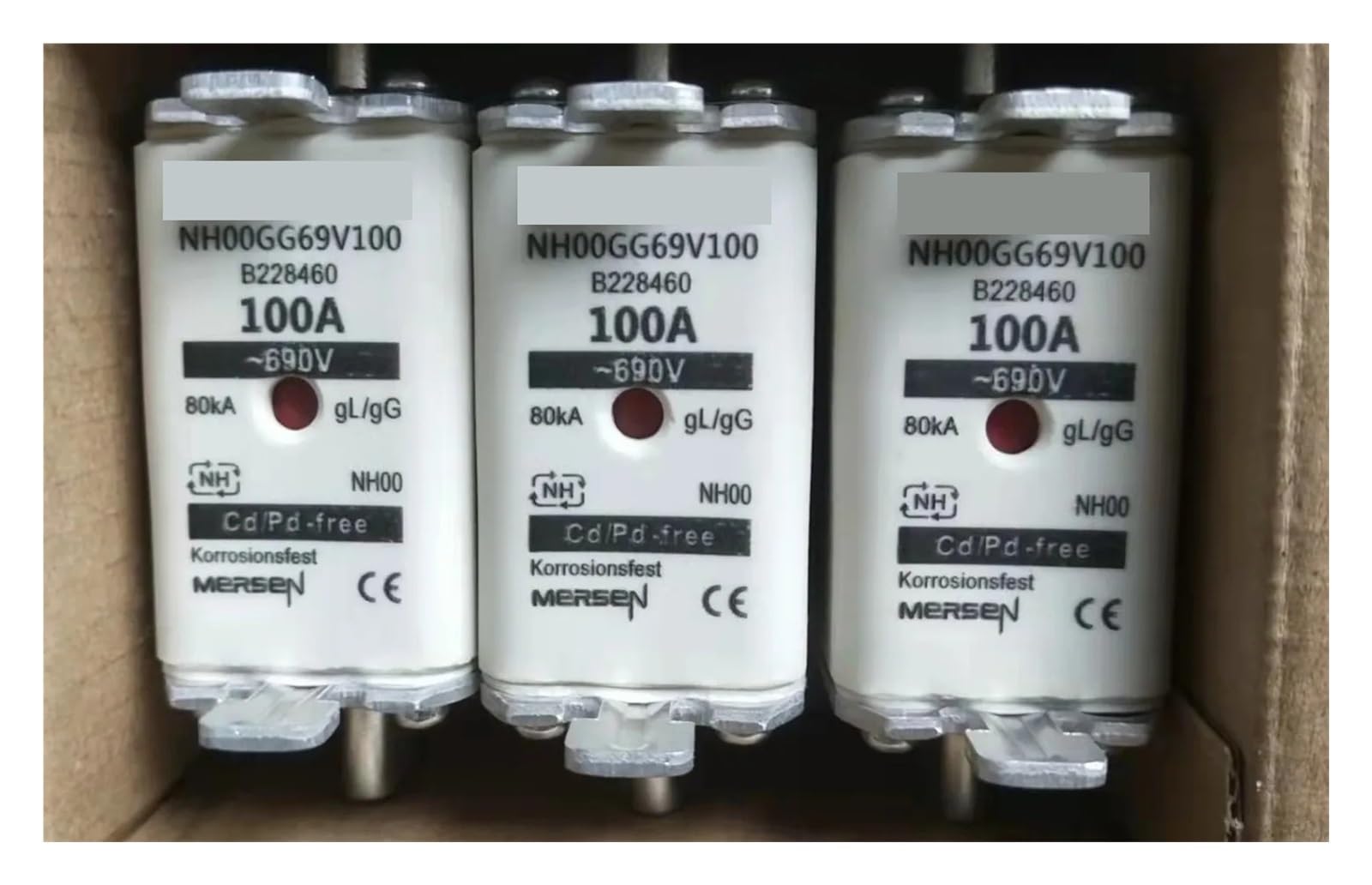 Fusibles NH00GG69V160-0 160A cartouche couteau gG 690V basse tension