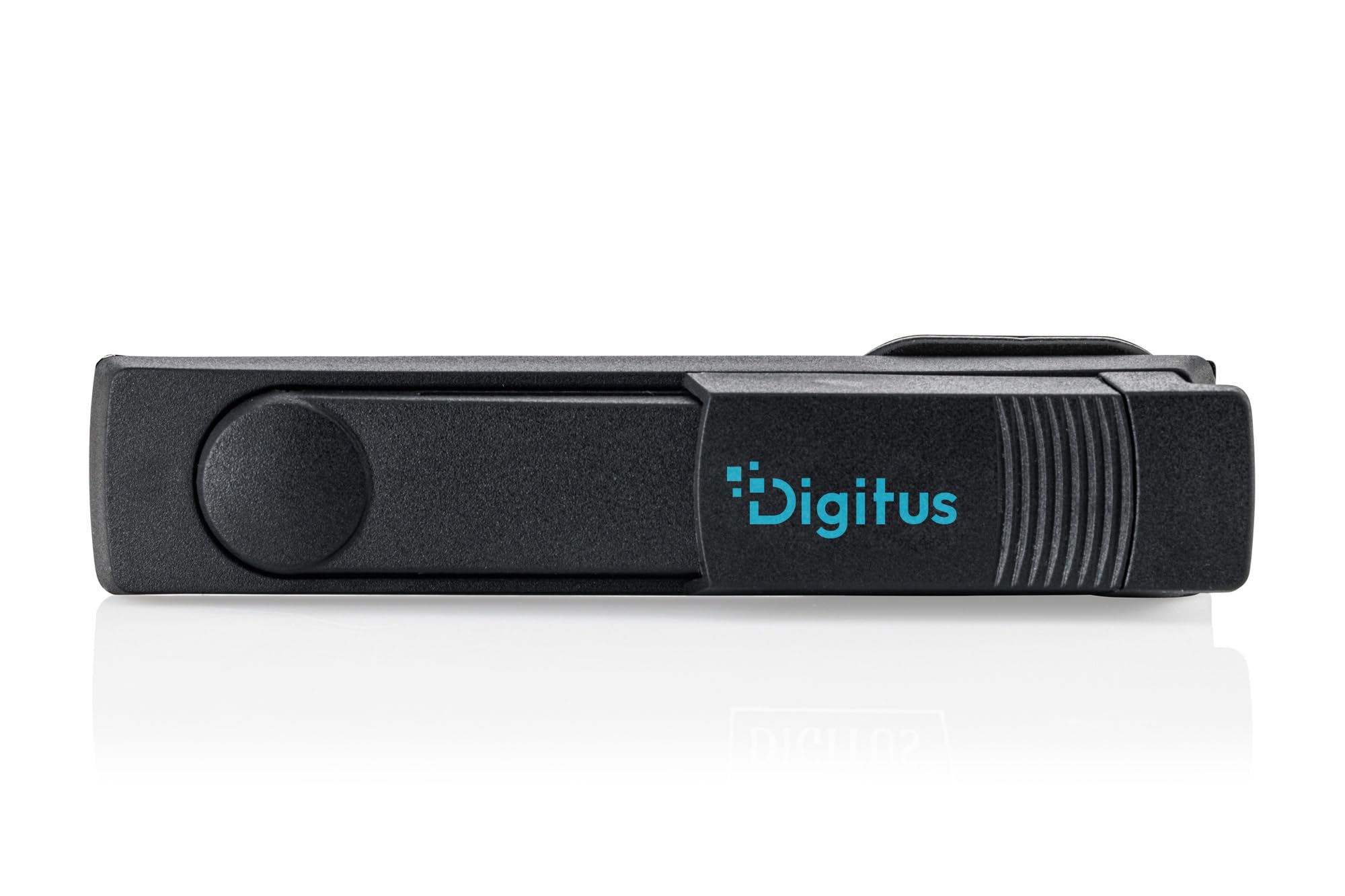 DIGITUS Maniglia girevole con serratura a profilo semicilindrico per armadi di rete e server – compatibile con le serie Unique, Unique-L e Server-N – 2 chiavi – Nero