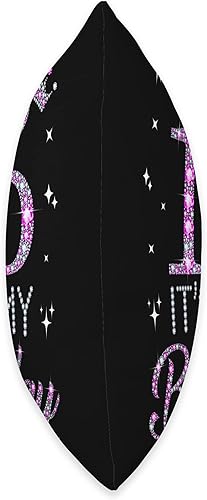 Miniatura 2 de Happy 15 Years Old Teen Girls Birthday Gift Almohada de 15 coronas rosadas, feliz cumpleaños 15, 18 x 18 pulgadas, multicolor