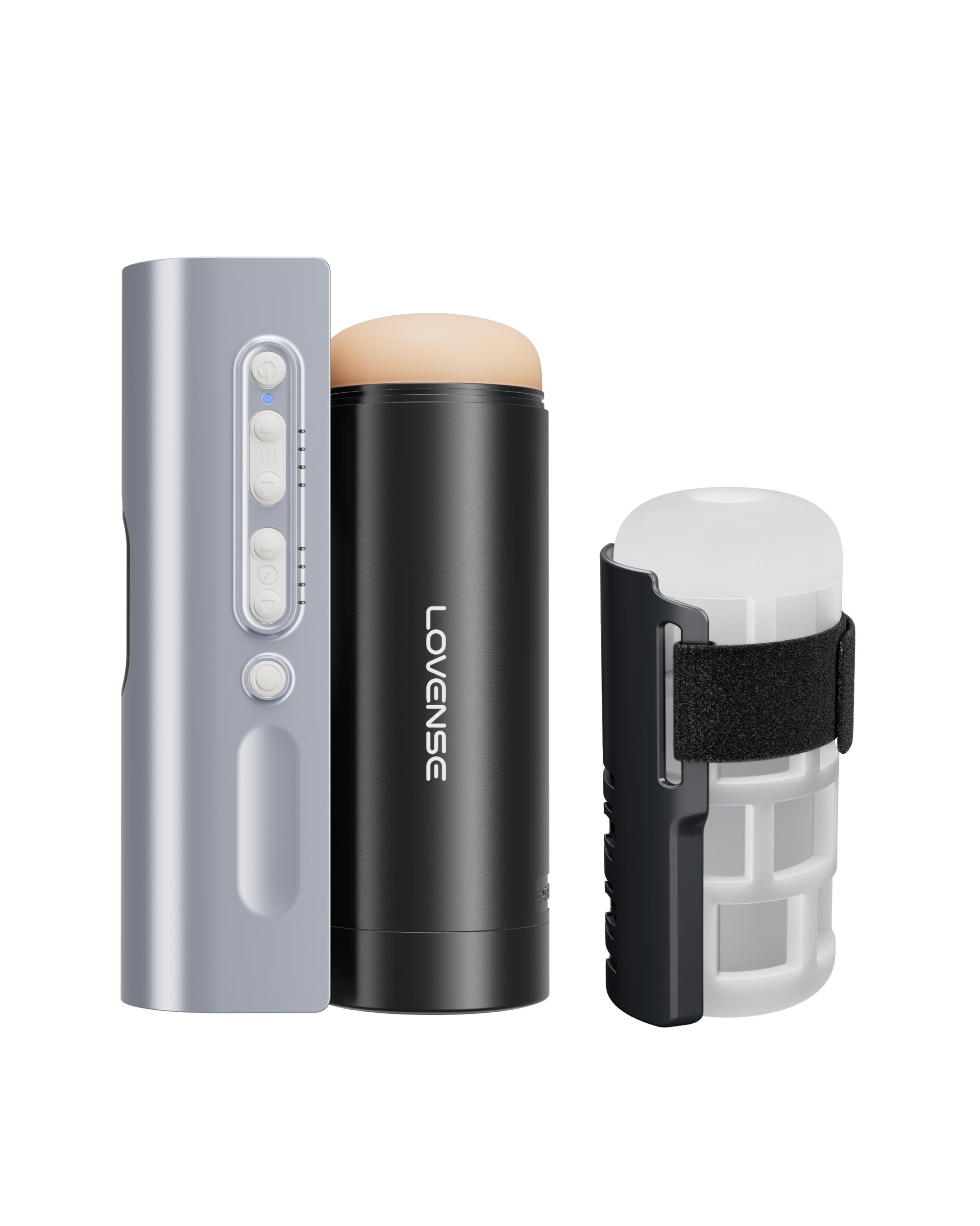 LOVENSE Solace Pro + Kit Grip, Masturbateur Homme Automatique Mains Libres