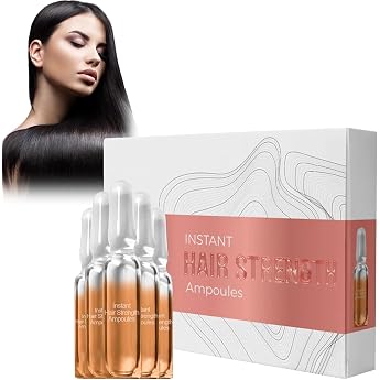 Hair Strengthening Ampoules Hair Growth Serum Ampoules for Deep Hair Care Serum for Thicker Longer Fuller and Healthier Hair Boxiatil Hair Care Ampoule