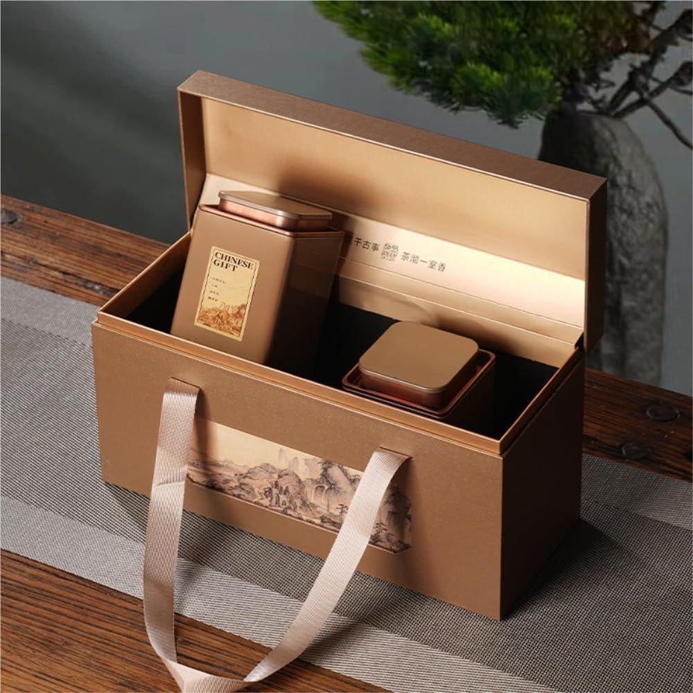 Herbata Coffee Cukistry Retro Kwadratowa puszka luzem pojemnik do przechowywania herbaty puszka uszczelniona puszka zestaw do herbaty podwójna puszka/cztery puszki pudełko na prezent zestaw pusta