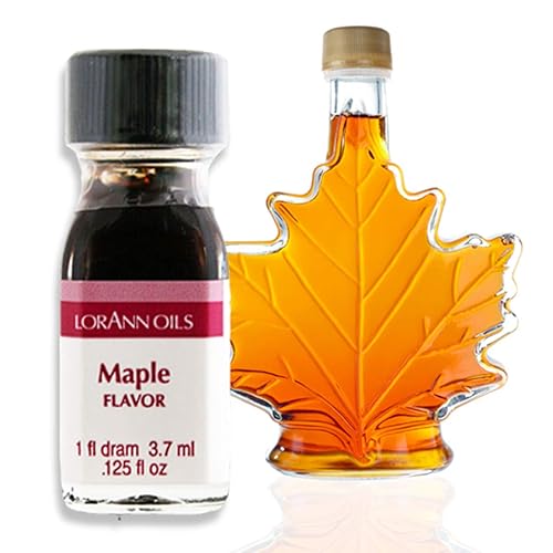 LorAnn Maple SS Flavor, 1 botella de dram (0.0125 fl oz - 0.1 fl oz - 1 cucharadita)