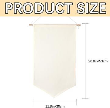 5 PCS Canvas Banners Wall Hanging Brooch Jewelry Storage Case Stand Enamel Pin Display, Sublimation blank Banner,Holder Earrings Necklace Pin Collection Organizer
