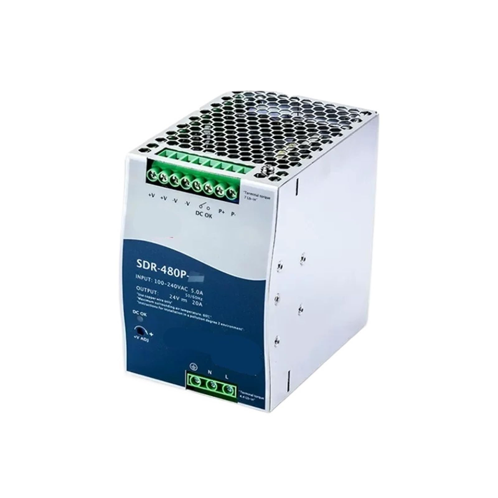 BRODEFUP SDR-480, SDR-480-24, SDR-480-48, SDR-480P-24, 480W, SDR-480P-48 Power Supply(SDR-480-48)