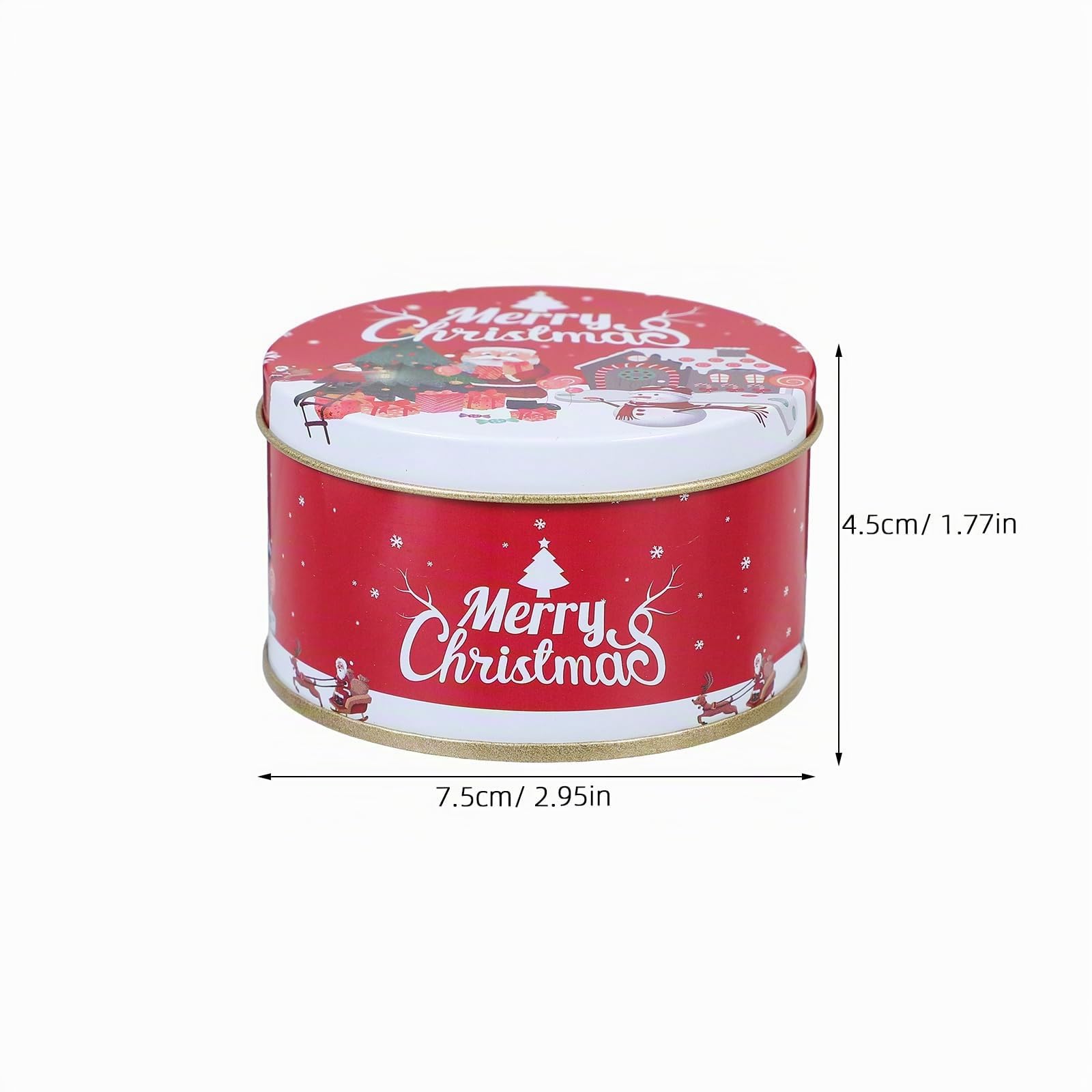 DOITOOL 24Pièces Boîtes de Stockage de de Noël Décors de Noël Boîtes à pour Biscuits et Petits