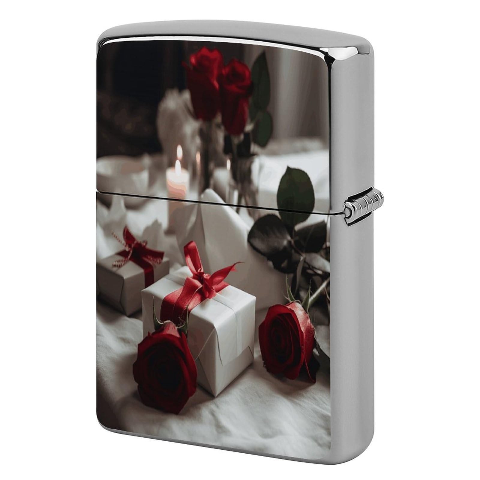 Fekiloot Style Gifts And Roses Lighter Case Cover Lighter Holder