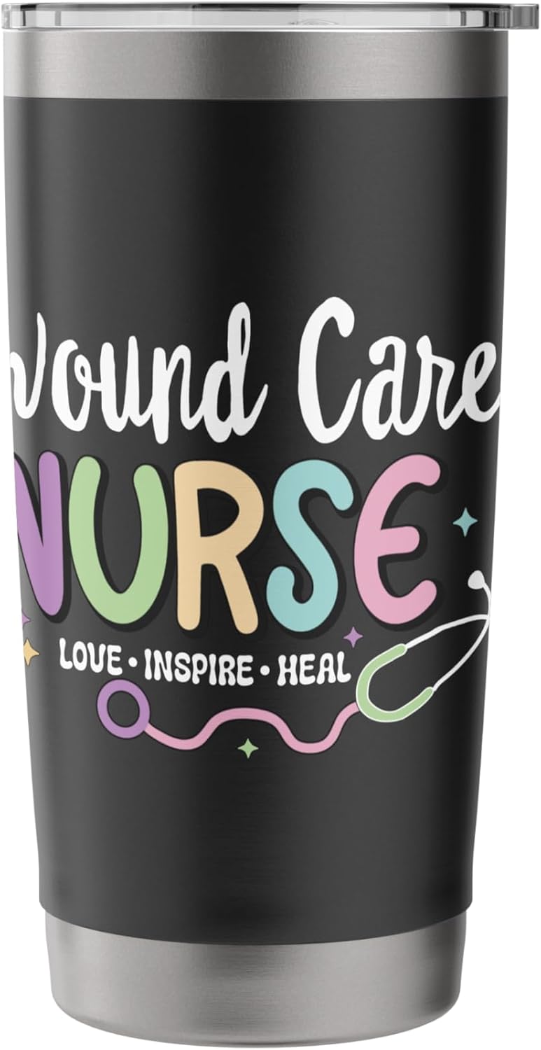 Wound Care Nurse, Matching Wound Care Nursing Nurses Week Stainless Steel Insulated Tumbler