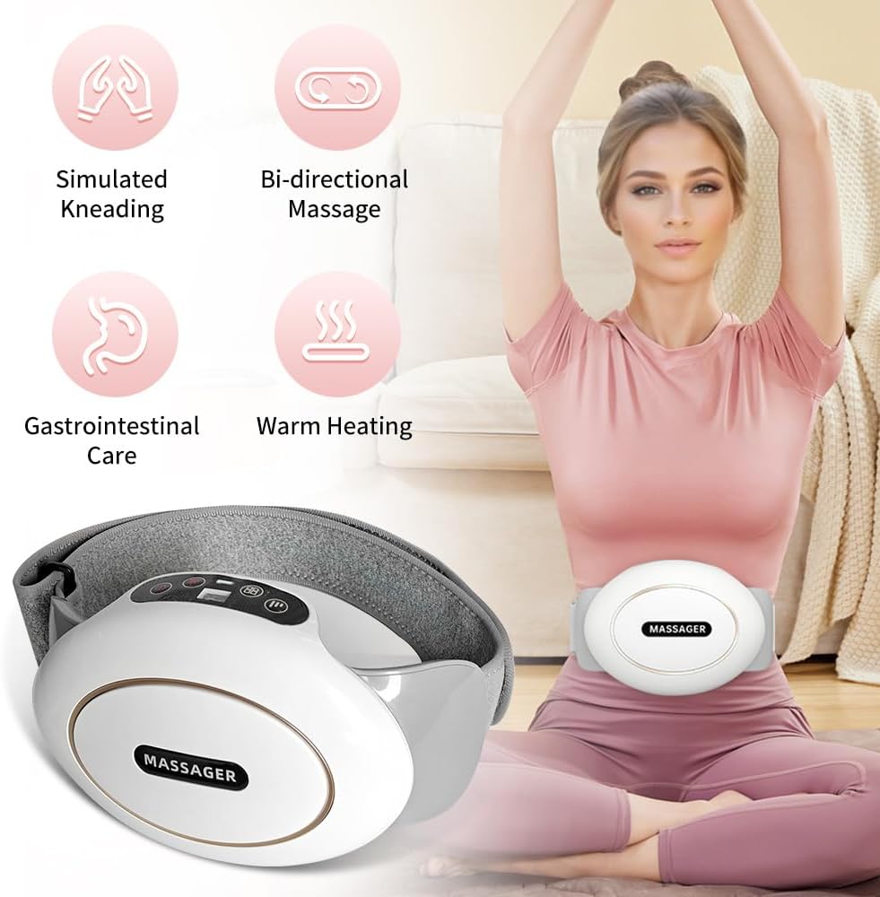 Abdominal Massager, Stomach Massage for Digestion, Stomach Relaxation, and Digestive Relief - Belly Cellulite Massager for Flattening Belly, Gas, Bloating, and Constipation - Image 3