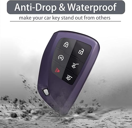 Miniatura 5 de YaSeim Funda para llavero, protector de llave de coche de TPU suave de protección completa