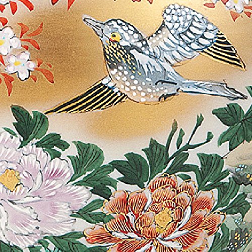 Amazon.co.jp: 9.5号 花瓶・本金花鳥 【九谷焼・光崖】 : ホーム＆キッチン