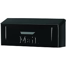 Gibraltar THHB0000 Standard Size Horizontal Style Wall Mount Mailbox, Black