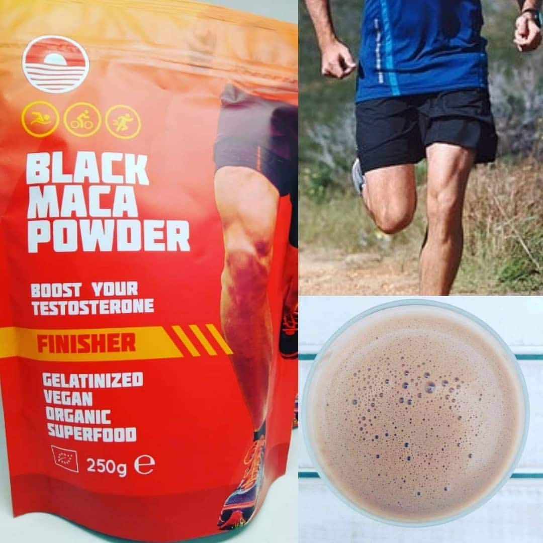 Black Maca Powder Gelatiniert 250G | Erhöht die sporadiche leistung | Schwarzes maca gelatiniert ökologische