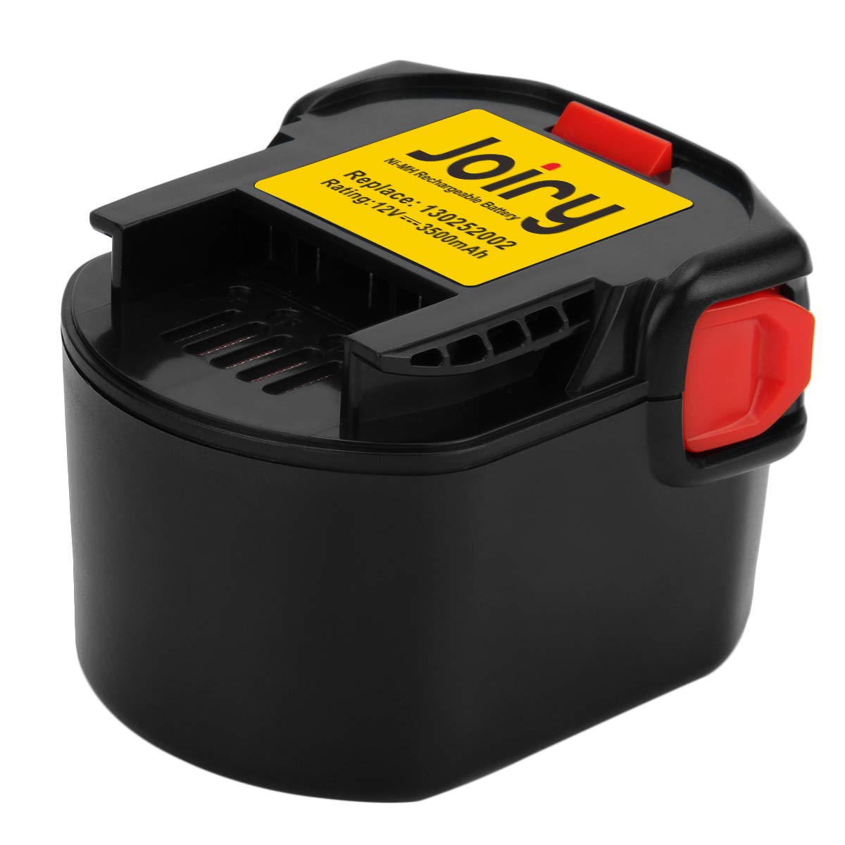 Joiry 12V 3500mAh Replacement Ni-MH Battery Compatible with Ridgid 130252002, 130254001, 200901013, 200901010, R82015 R820011 R82233 R82001 R8408 R829 AEG B1214G B1215R B1220R (3500mAh)