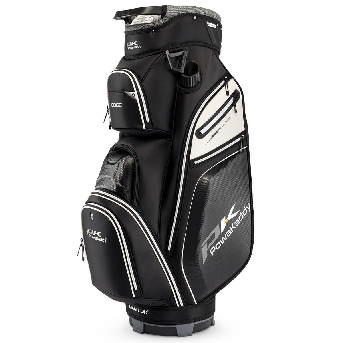 PowaKaddy Cart Bag Edge Gunmetal/White Trim