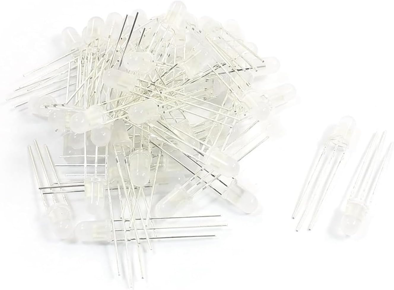 50 Pcs Diodes DC1.8V-2.0V Common Cathode Red Yellow LED Light Schottky Emitting Electronic diode