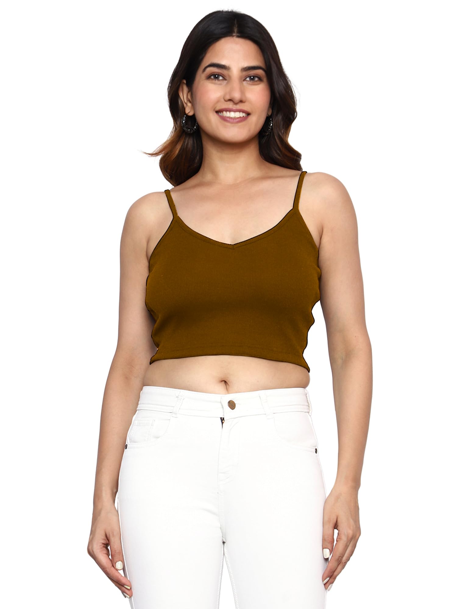 JC JUMMY COUTURETrendy Multicolour Sleeveless Summer Top for Women