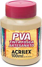 Tinta PVA, Acrilex, Areia, 100 ml
