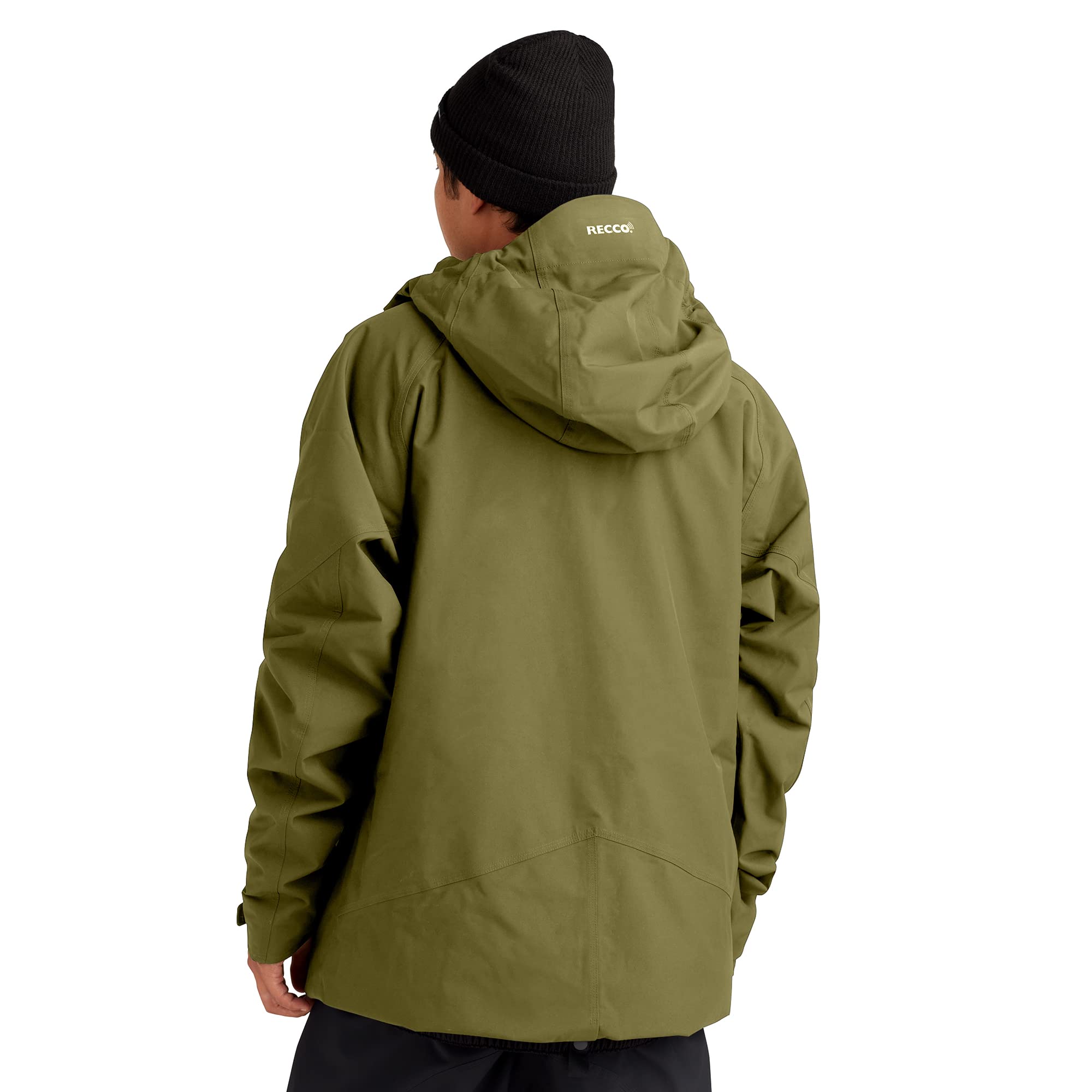 Dakine Mens Reach Insulated Waterproof Ski/Snowboard Jacket, Earth Green, Large