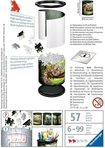 Miniatura 2 de Ravensburger 3D Puzzle 11263 Ravensburger Toolbox Wildlife 54 Pieces 3D Puzzles (11263) for Children and Adults. Easy Click Technology - Every