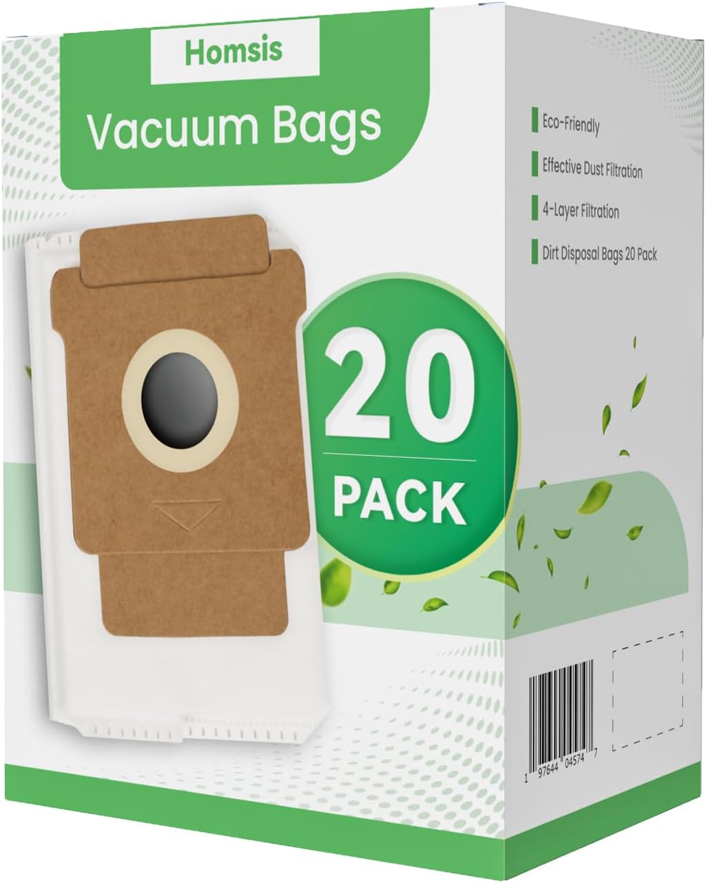 20Pack Replacement Vacuum Bags Compatible with iRobot