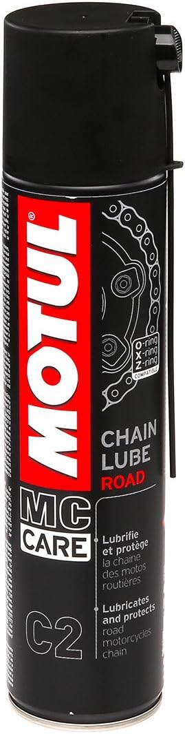 Motul C2 Chain Lube 400ml for Bikes | Maximum Wear & Corrosion Protection | Smooth, Durable & Weather-Resistant Lubrication | Compatible with All Chain Types