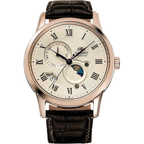 Orient Stainless Steel Japanese Automatic/Hand Winding Watch with Sapphire Crystal Model: RA-AK00