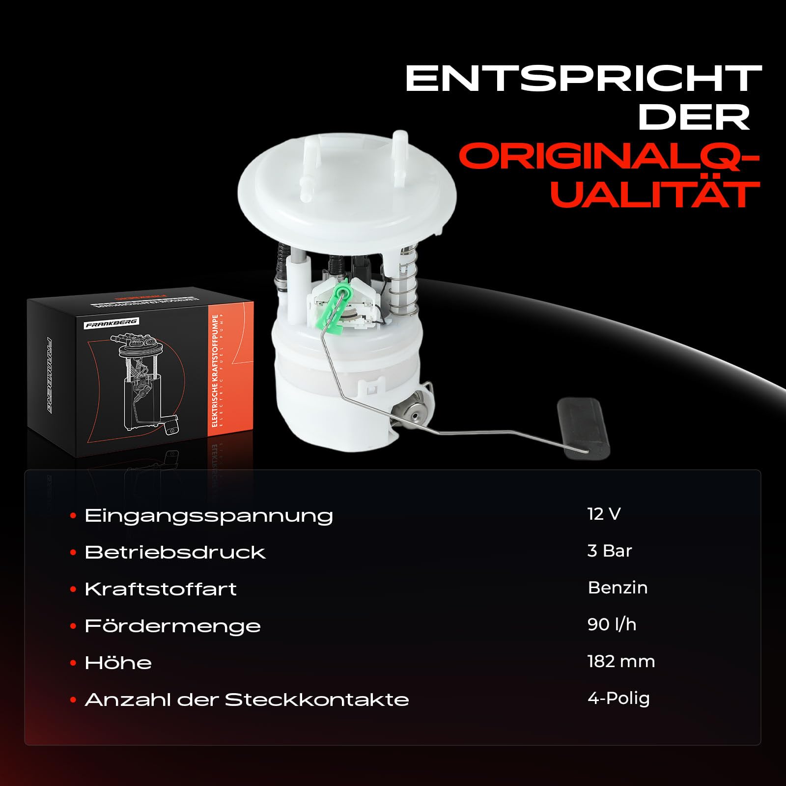 Kraftstoffpumpe Benzinpumpe für 307 3A C 307 CC 3B C4 LA LC C5 RC RE DC