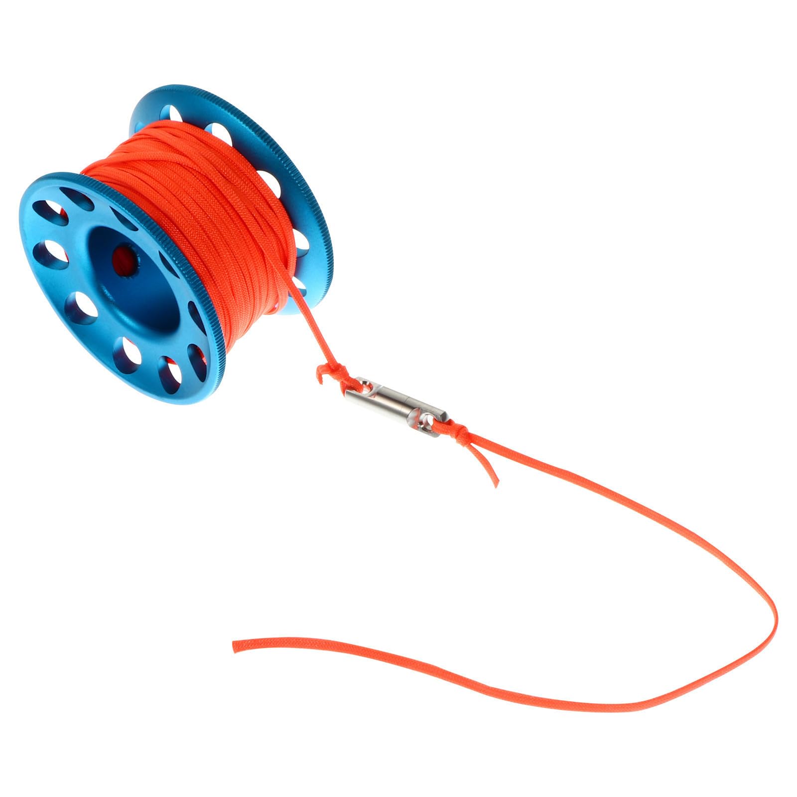Mulinello Subacqueo Resistente e Compatto in Lega di Alluminio Clip Snap Spool per Segnalazione e Mappatura di Grotte per Immersioni Sub