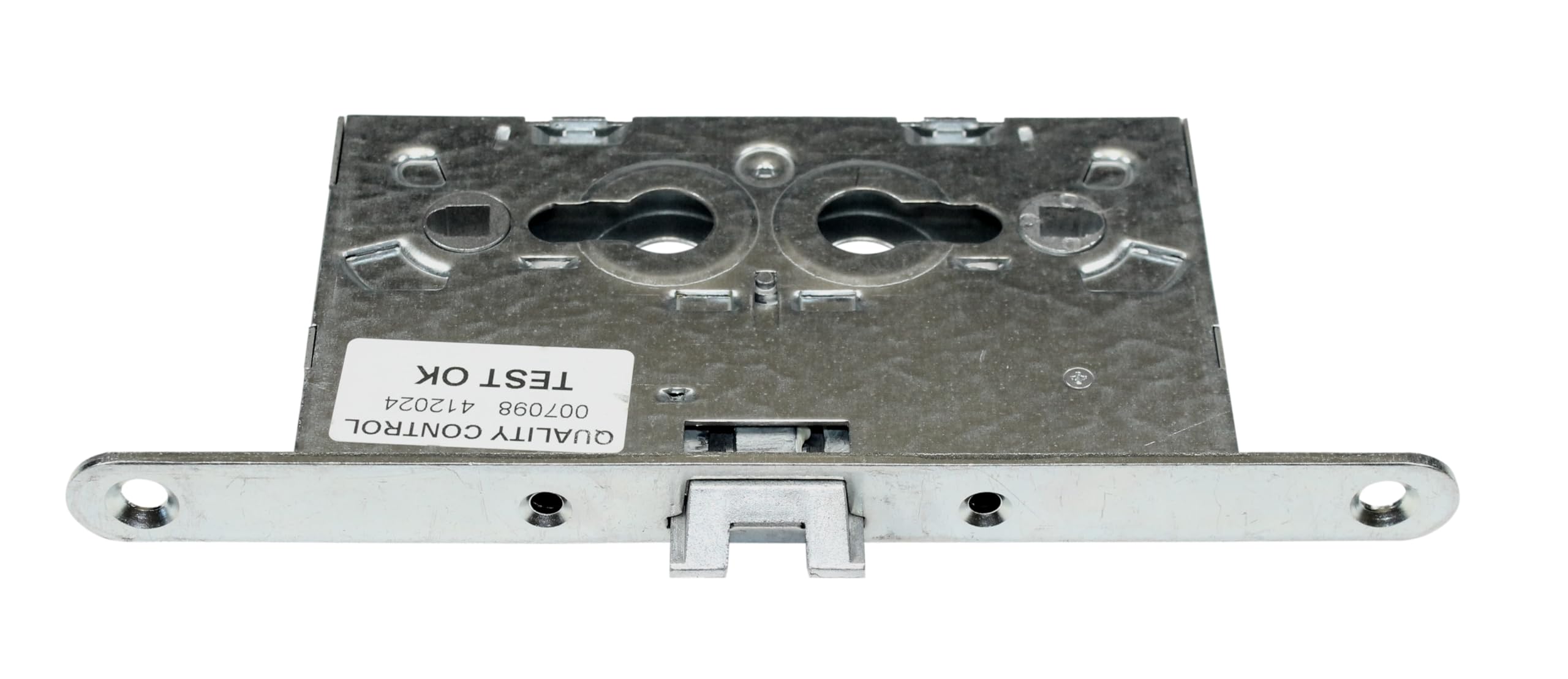 SN-TEC Metalltürschloss, Einfallenschloss, Türschloss für Nebentüren und Garagentüren, Dornmaß 65mm, Entfernung: 72mm, Stulp: 20x235mm abgerundet, Vierkant 8mm, DIN Links/Rechts verwendbar