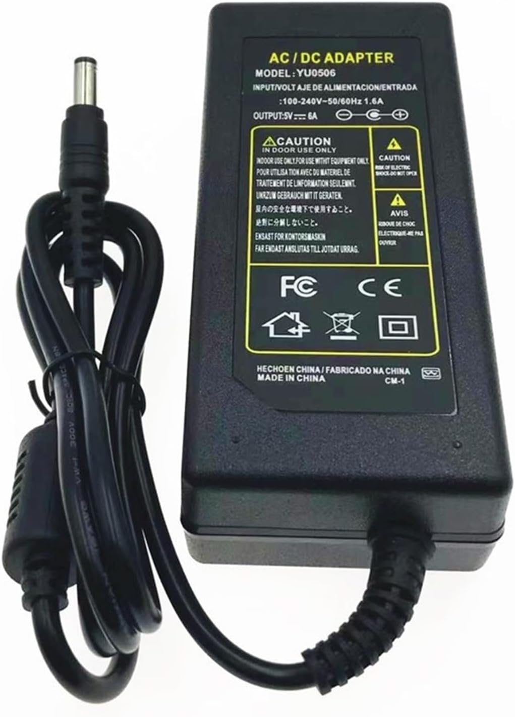 5V6A Power Adapter Alarm LED Display Power Supply Multi-Purpose Equipment