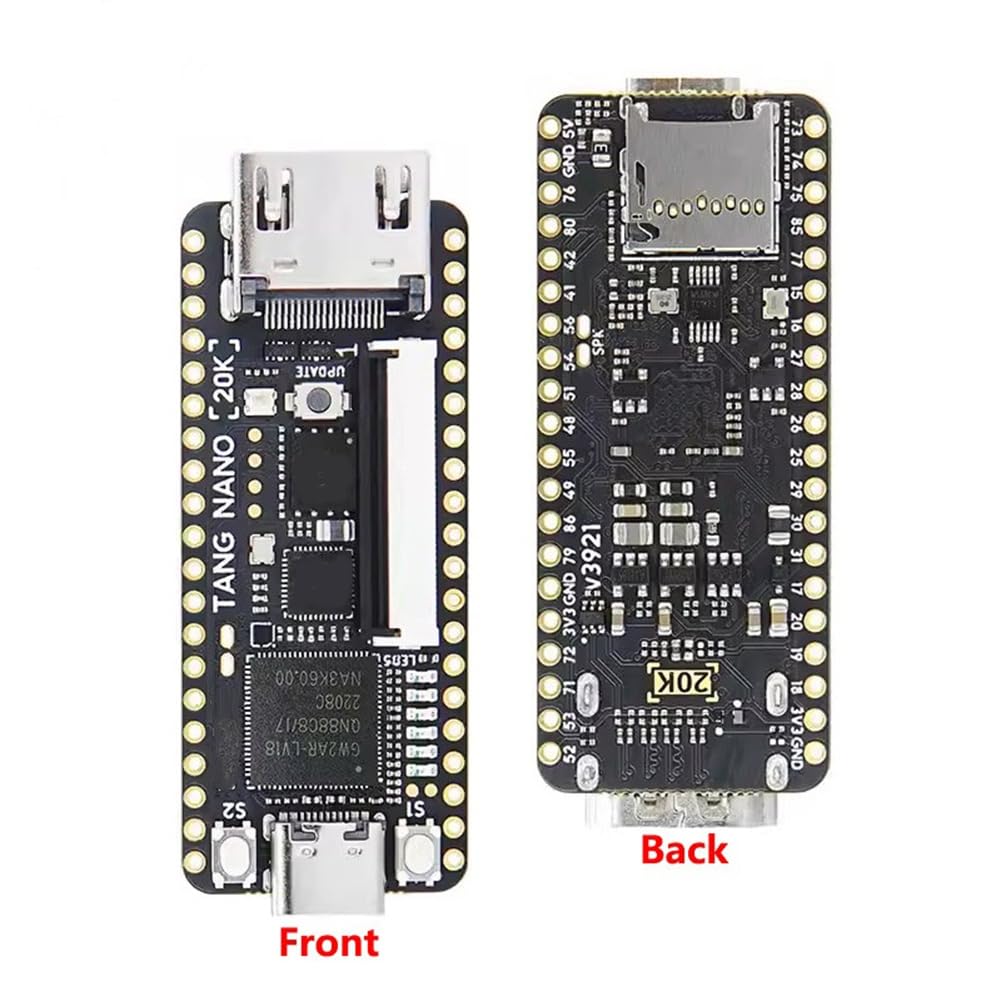 Scheda di Sviluppo Linux Nano 20K FPGA RISCV con Schermo LCD da 4,3 Pollici, Kit e Lettore per Giochi retrò