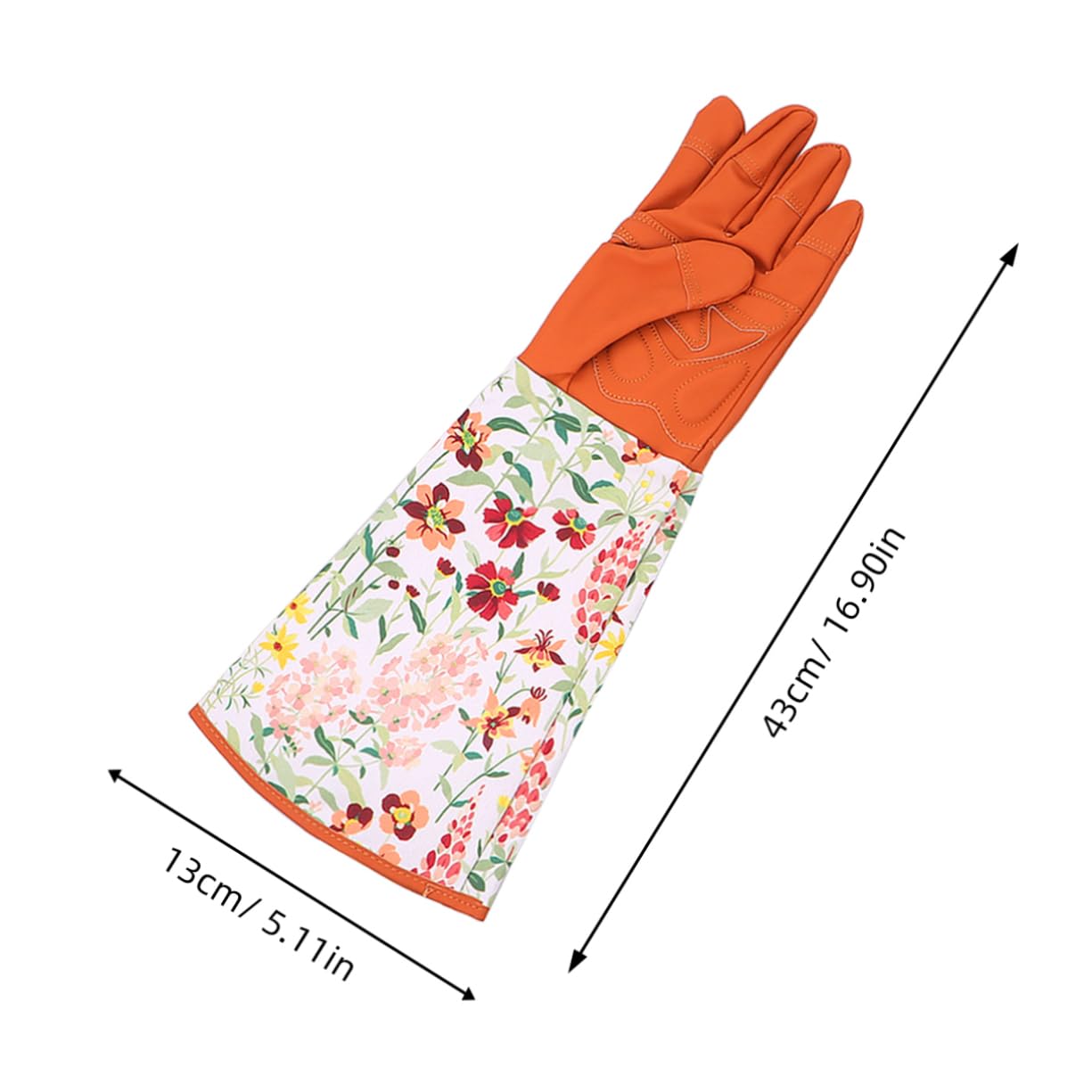 POPETPOP 1par Guantes De Jardinería De Protección Con Mangas Largas Guantes Laborales Impermeables y Transpirables Para Trabajo El Jardín Color Marrón