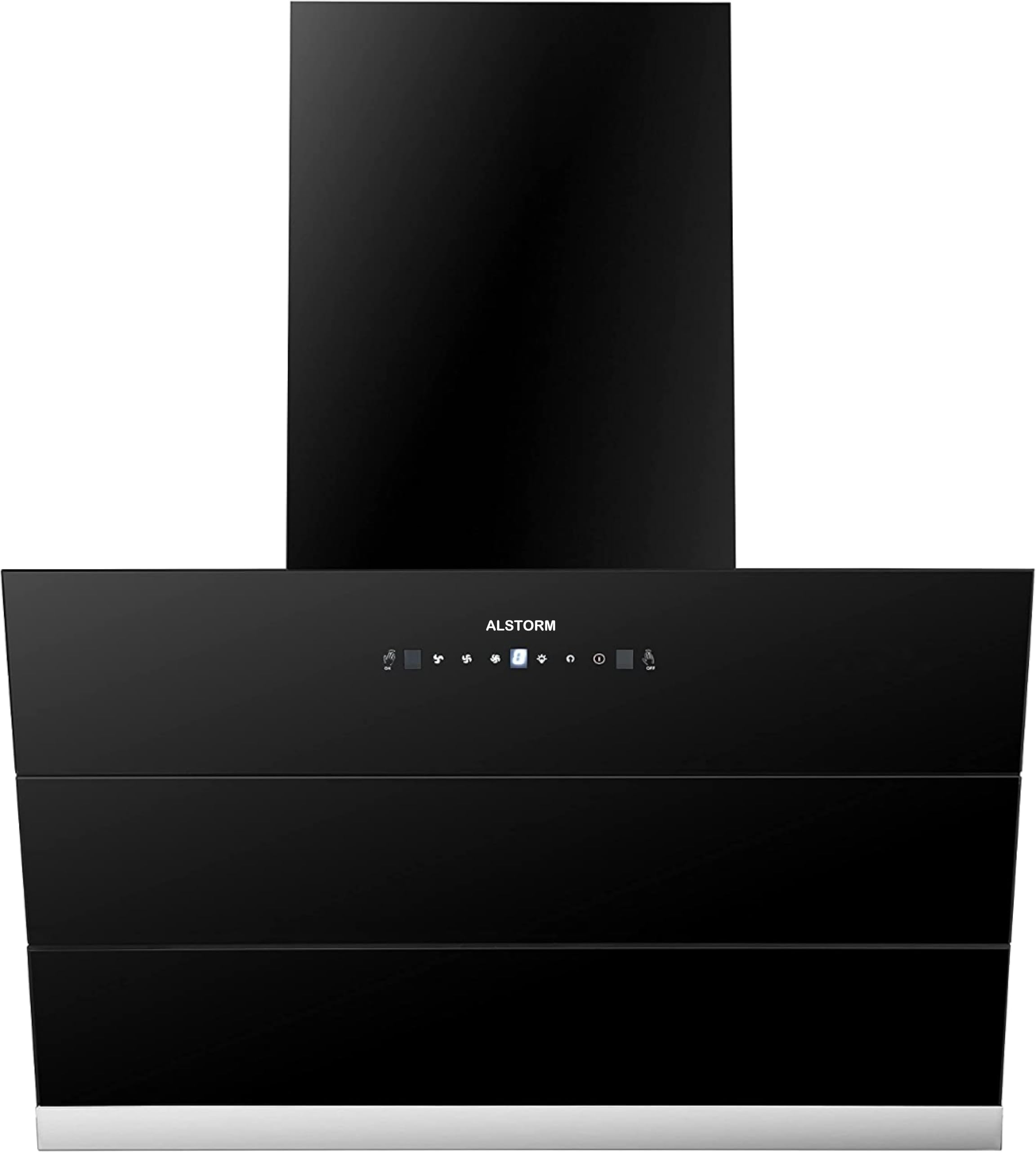Alstorm Aero 60 cm 1500 m/hr and Filterless Auto-Clean Kitchen Chimney with Motion-Sensor and Touch-Control (Filter-Less Black Chimney with 10 years motor-warranty)-image-28