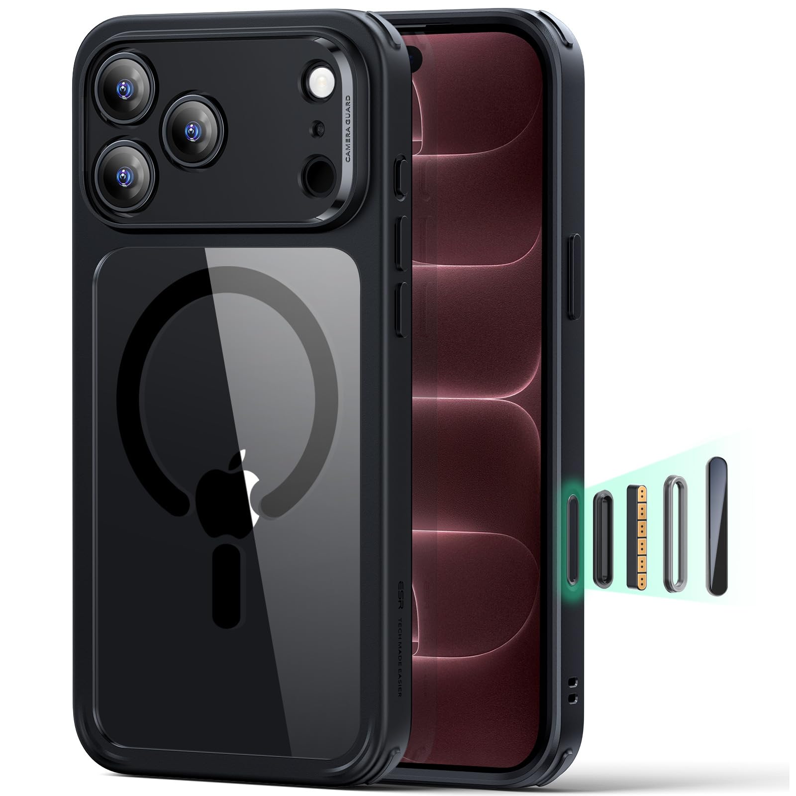 Amazon.com: ESR Classic Hybrid for iPhone 18 Pro/17 Pro Case