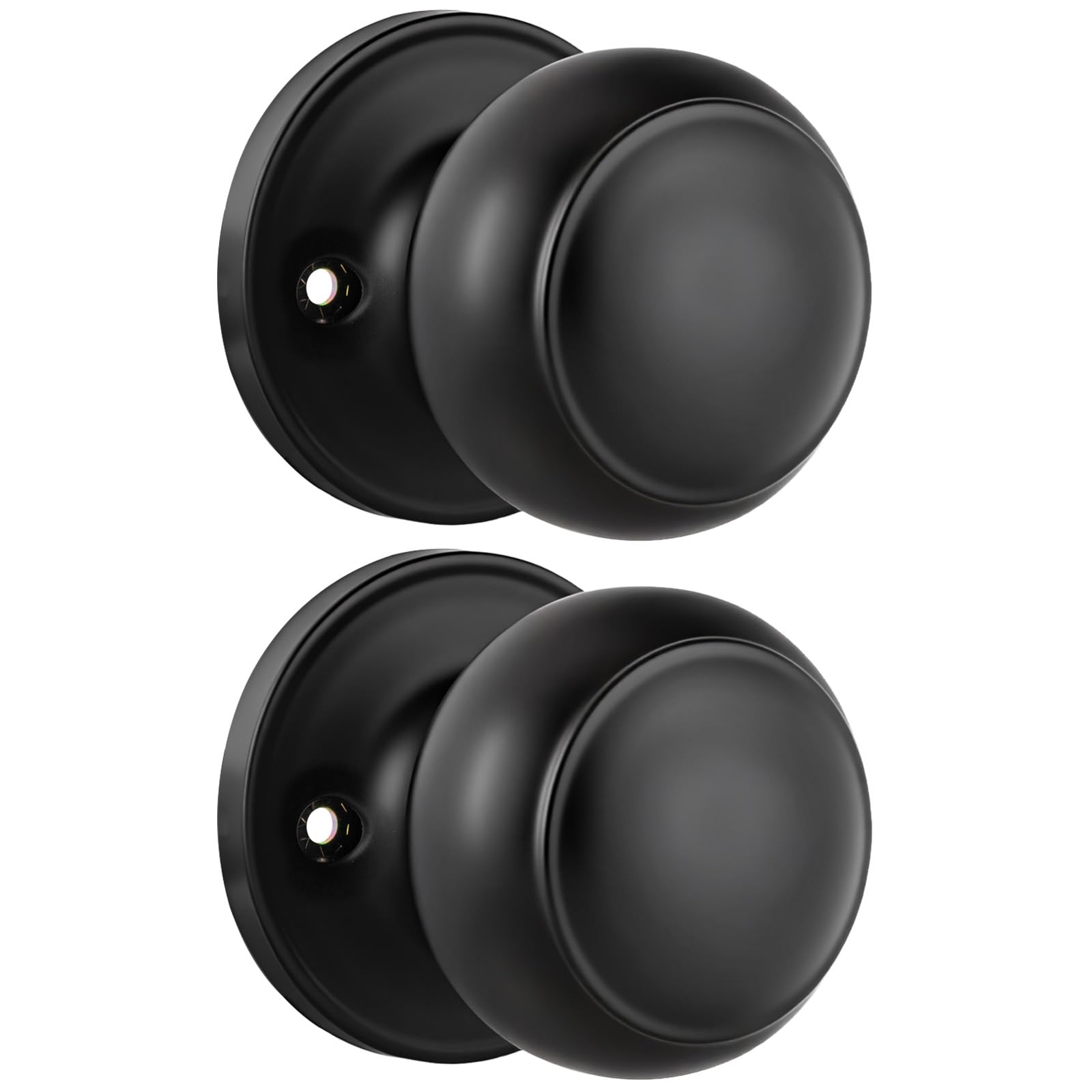 Black Door Knobs, 10 Pack Privacy Door Knobs Interior — Amazon image 21
