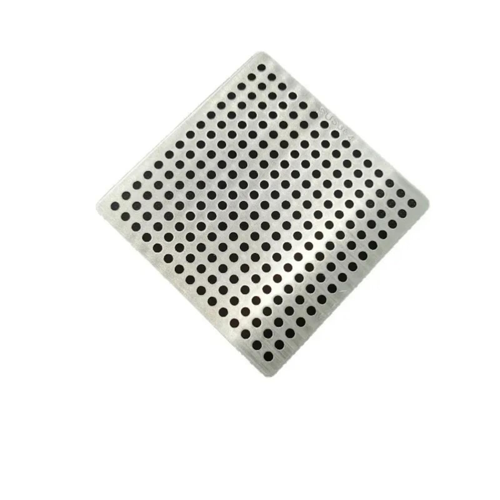 Cubierta de Drenaje de Acero Cubierta Cuadrada for recogedor de Pelo Drenaje Acero Inoxidable(8x8cm)