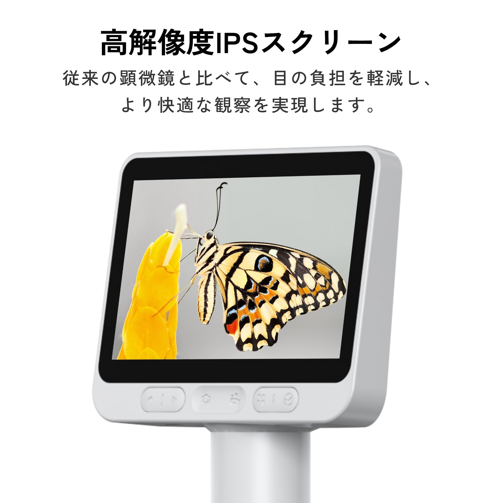Amazon.co.jp: Beaverlab 顕微鏡 ハンディ 1600倍拡大 4インチ