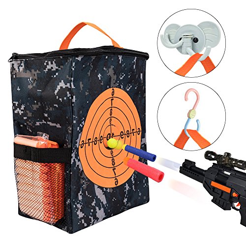 xdy mylany Target Pouch Storage Carry Equipment Bag for Nerf Guns Darts N