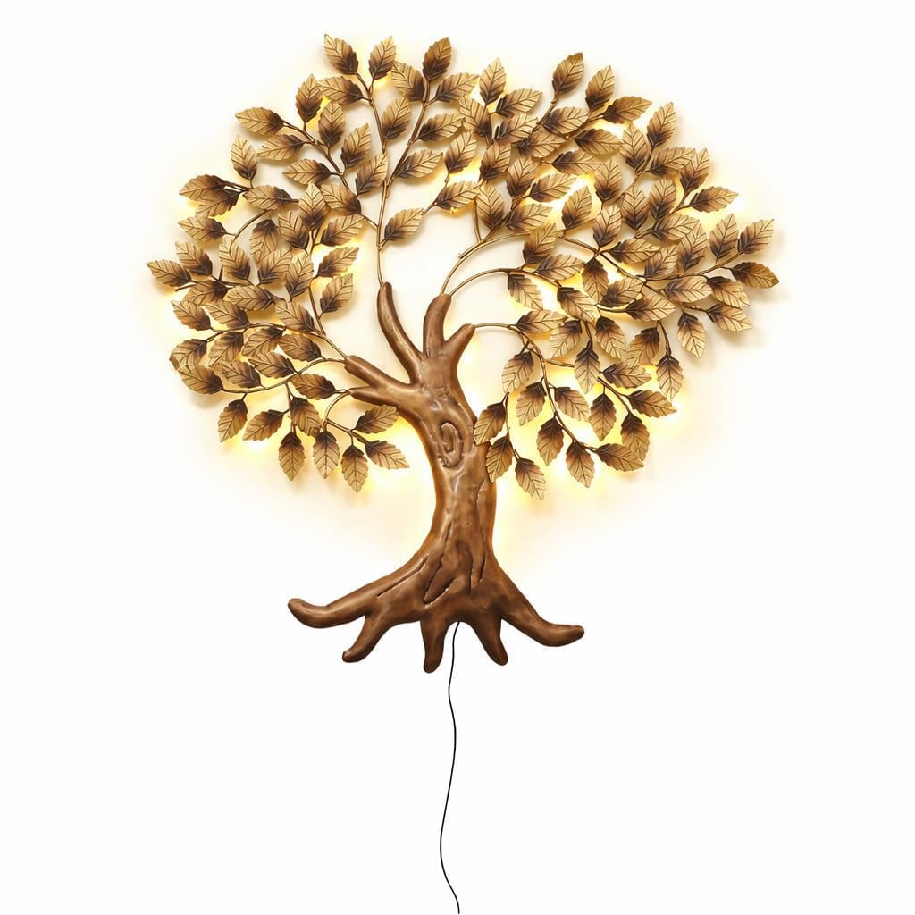 Zora Tree Wall Decor - LED Light & Elegant Design -7