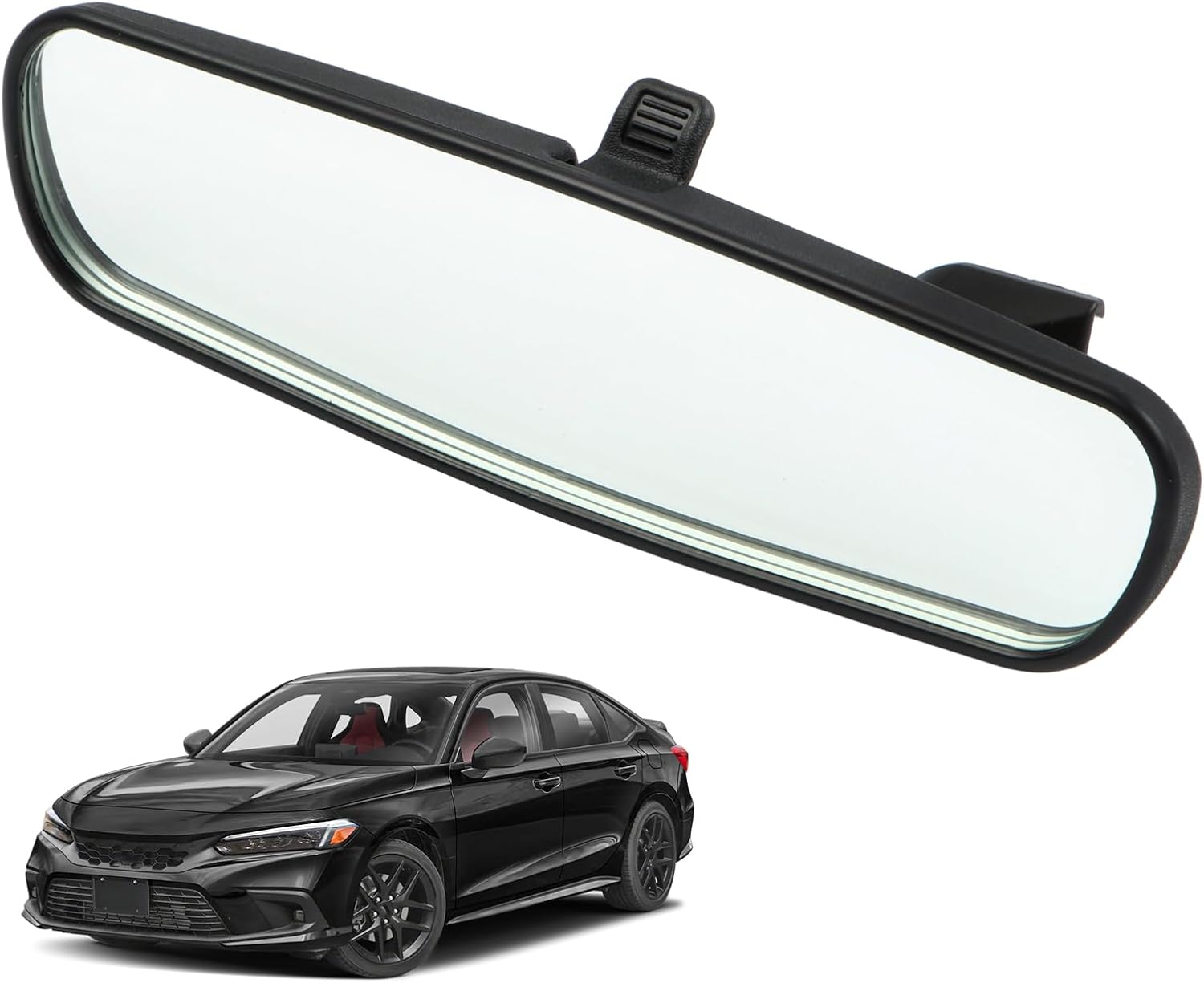 Rear View Mirror Fit for Honda Civic 2016-2021 Fit 2015-2020 Accord 2016-2022 HRV 2016-2024 CRV 2017-2024 Replace 76400-TF0-A01, Interior Mirror