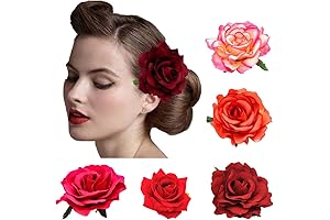Elegant Rose Hair Clip: Adorn Your Crown with Grace