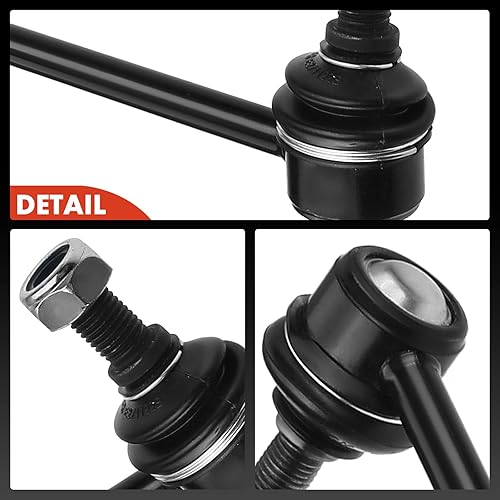 Miniatura 8 de A-Premium Juego de 4 eslabones de barra estabilizadora delantera y trasera, compatible con Chevrolet Equinox 2008-2017, GMC Terrain 2010-2017,