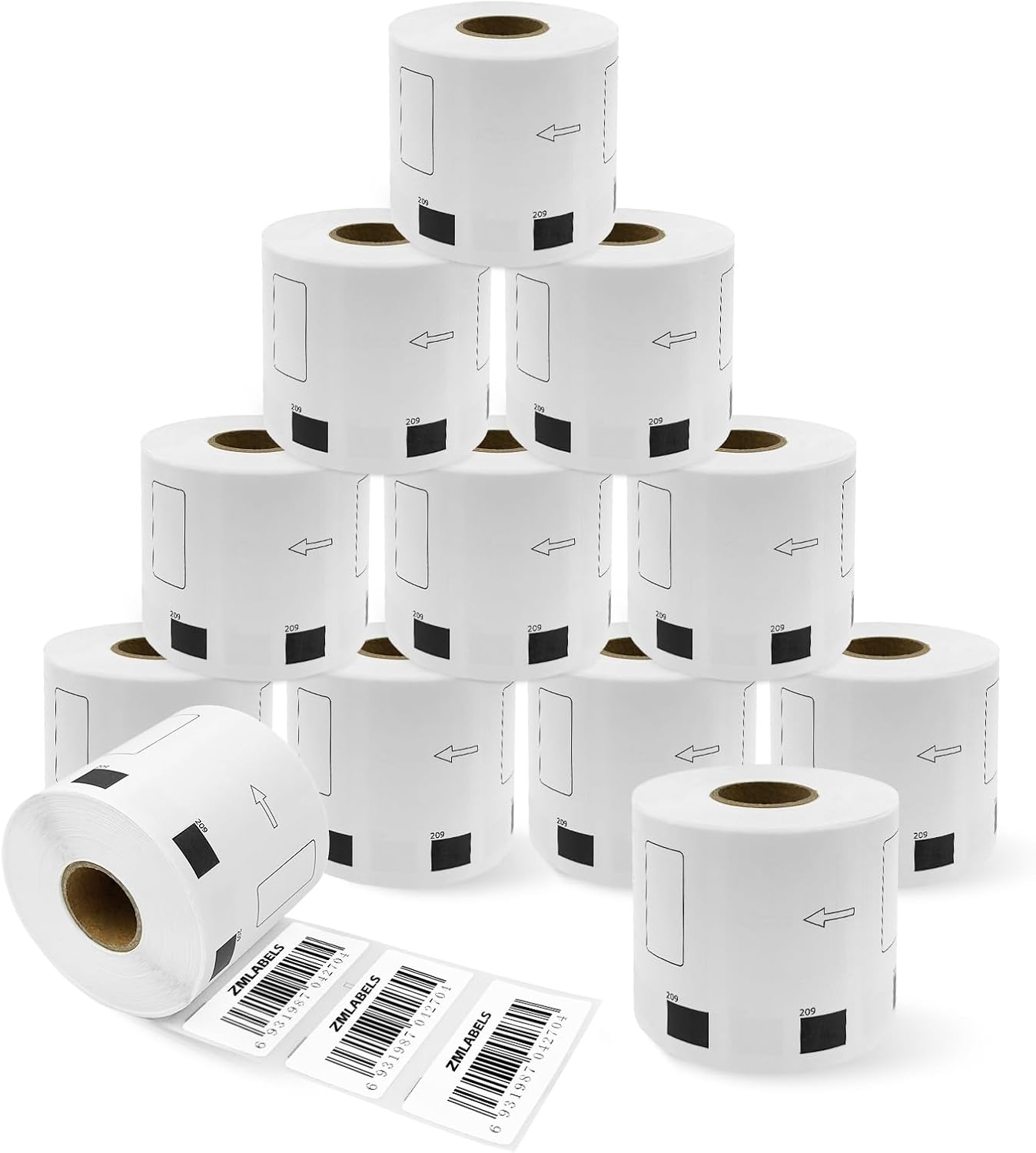 Compatible Address Labels Replacement 1209 x 12Rolls【2.4" x 1.1"】