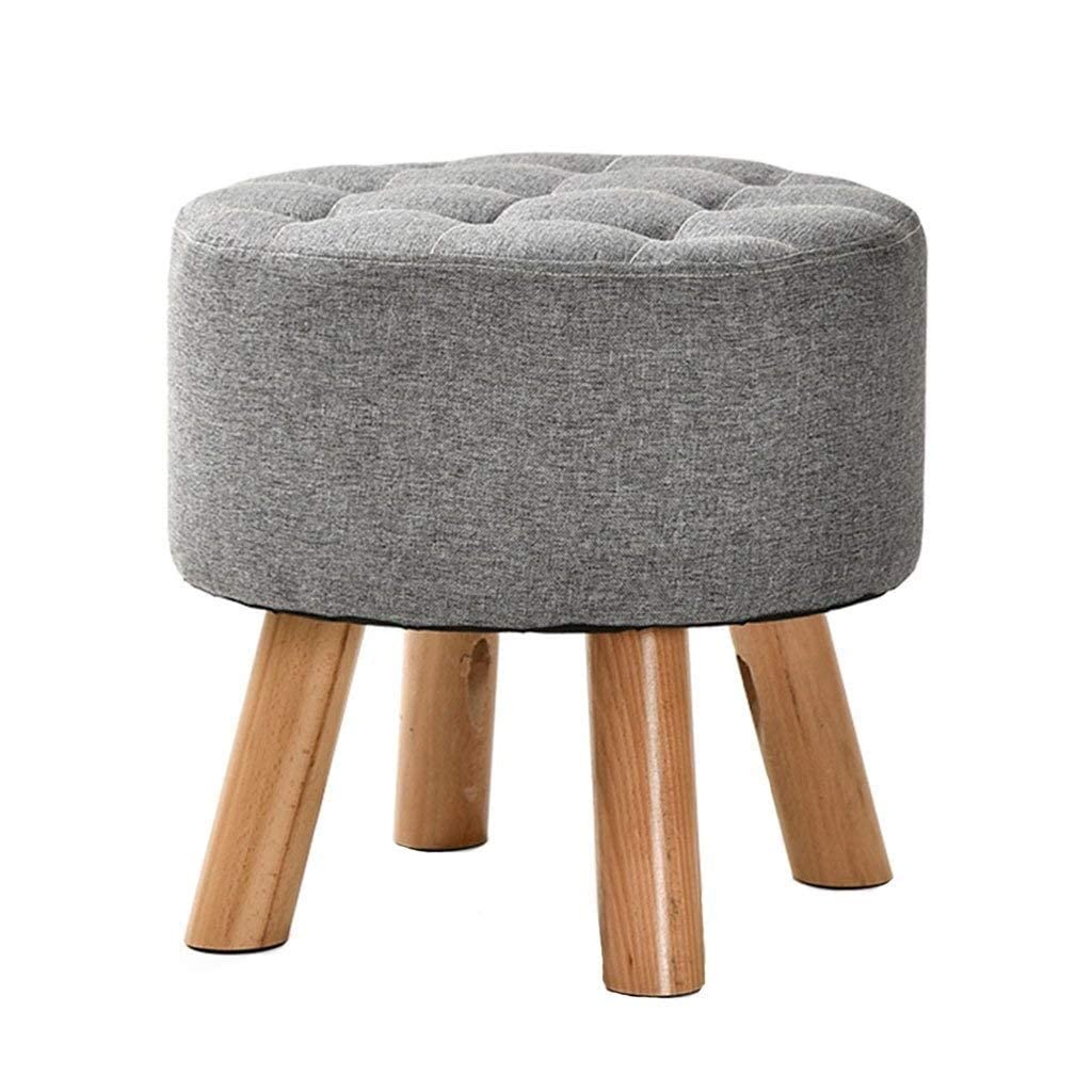 Repose-pieds poufs et petit tabouret simple en bois pour salon et canapé