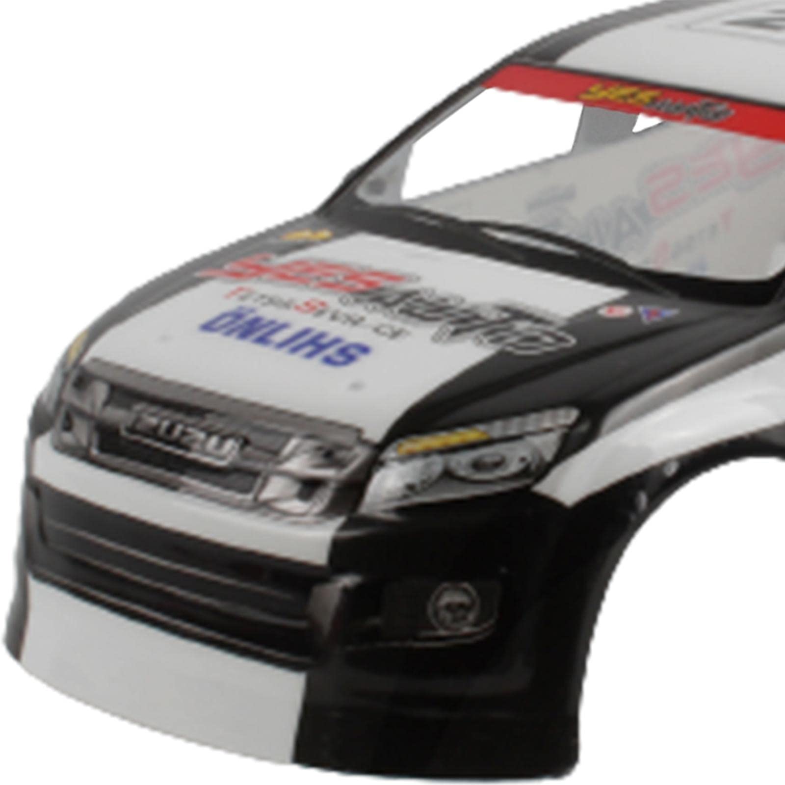 Meadawgs® 1/10 Four-Wheel Drive High-Speed RC Racing Car Body Shell Parts White Black