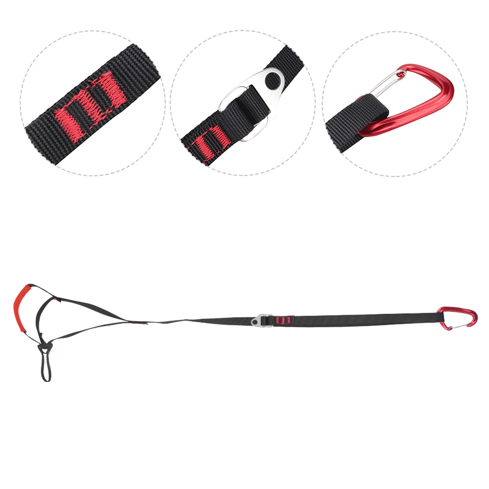 MAGT Ascendeur Pied Sangle Réglable pour Escalade Rappel Sauvetage Sports Plein Air