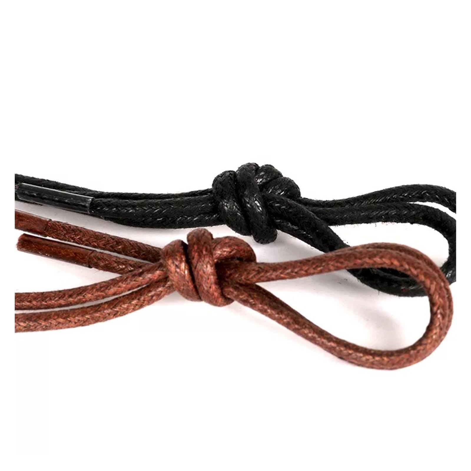 HEAGER scarpe, lacci elastici, Lacci for scarpe rotondi in cotone cerato Scarpe in pelle Lacci for scarpe impermeabili in pizzo Stivali da uomo Lacci for scarpe Accessori for stringhe(Khaki,120cm)